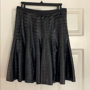 BCBG leather skirt